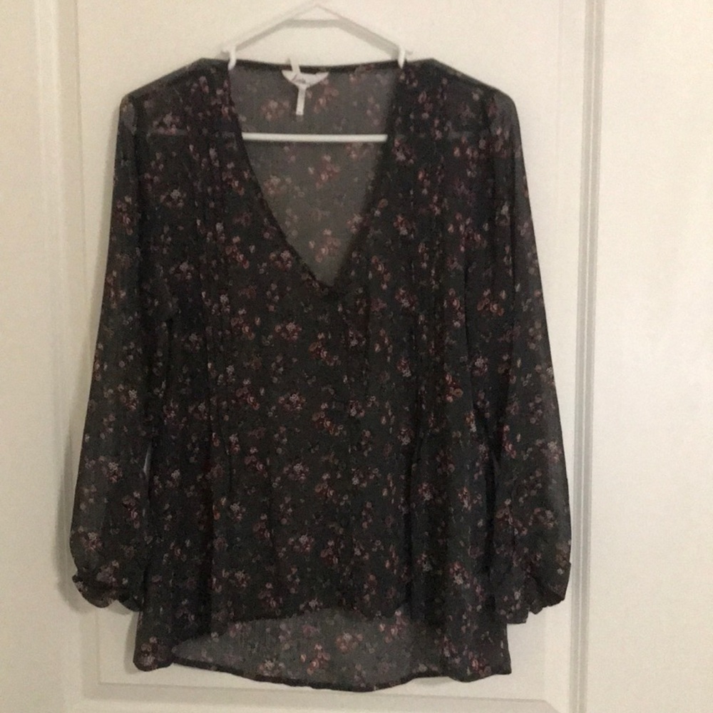 Sheer Shift blouse